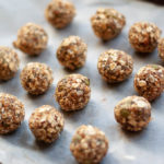 Energy Balls on a tray.