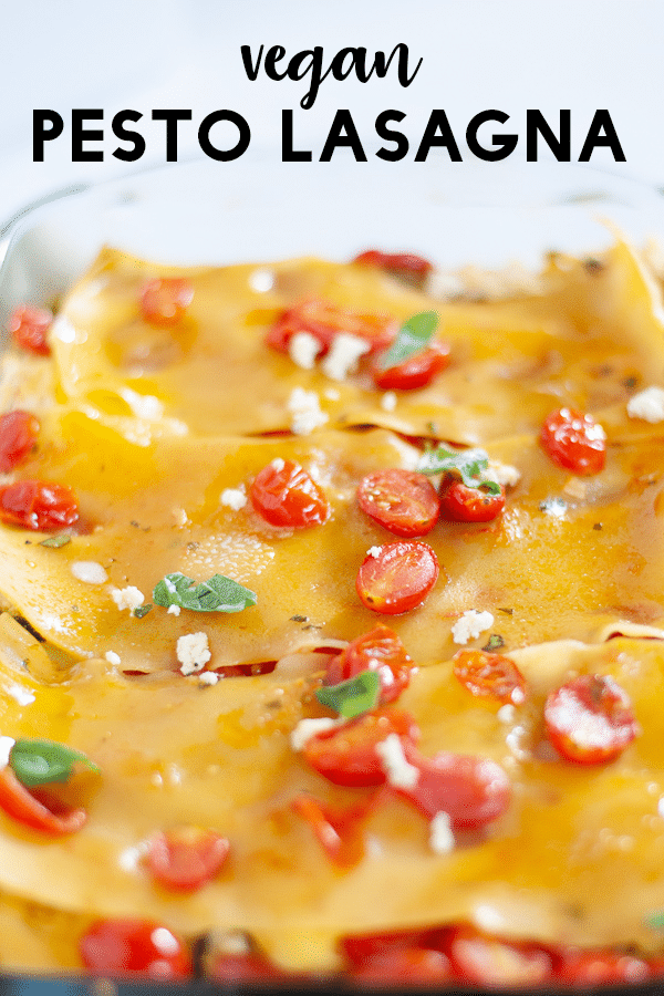 Vegan Pesto Lasagna with Tofu Ricotta Cozy Peach Kitchen