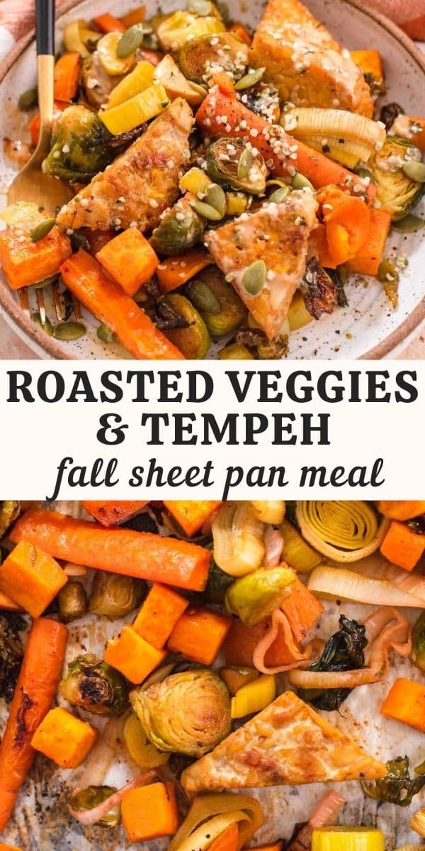 Sheet Pan Tempeh and Fall Vegetables Cozy Peach Kitchen