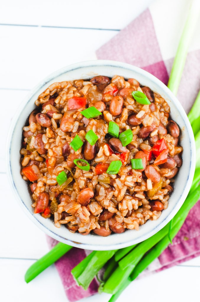 INSTANT POT VEGAN RED BEANS AND RICE