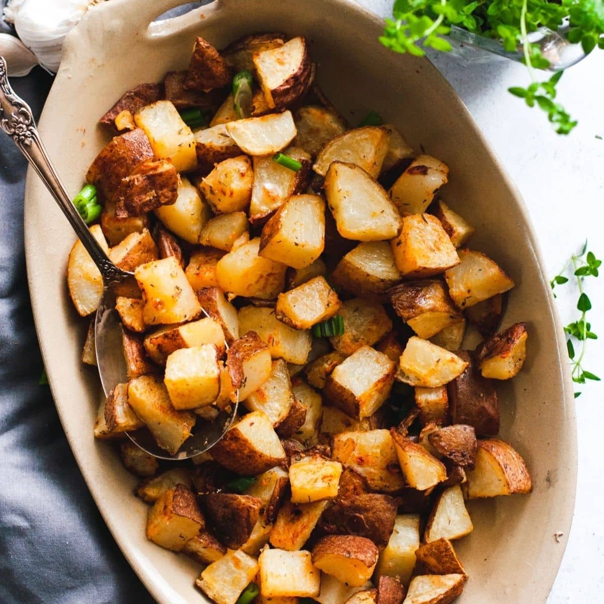 Parboiled Roasted Potatoes - Cozy Peach Kitchen