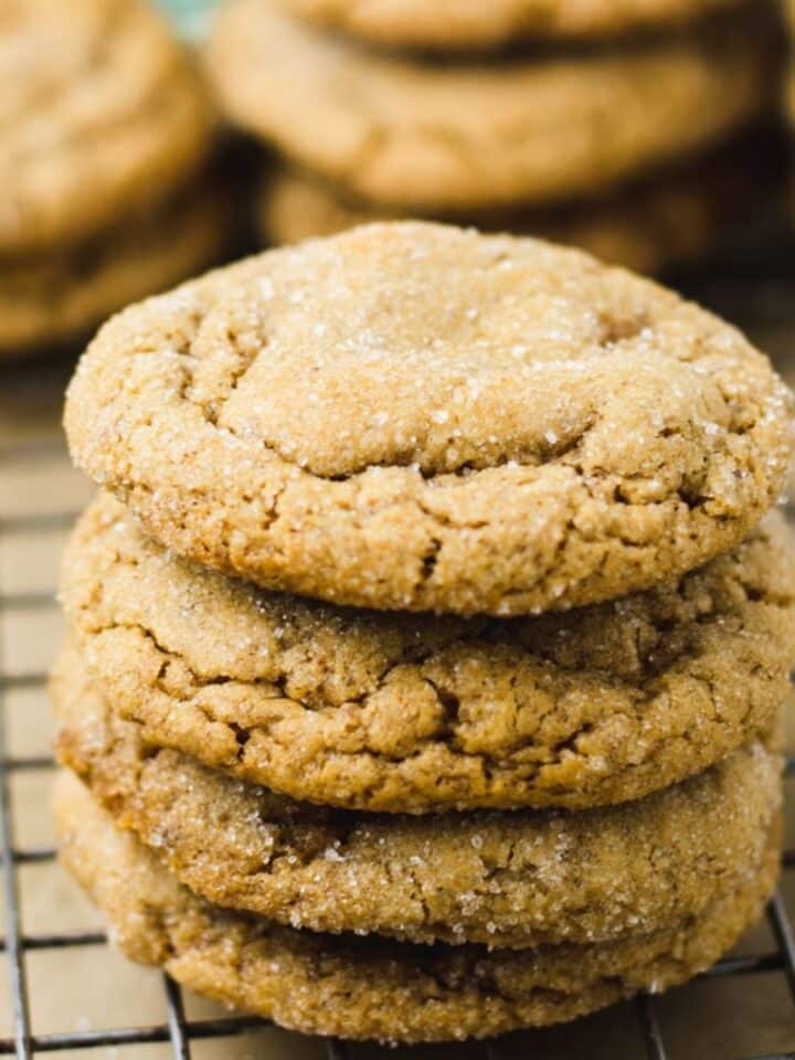 Classic Molasses Crinkle Cookies Cozy Peach Kitchen