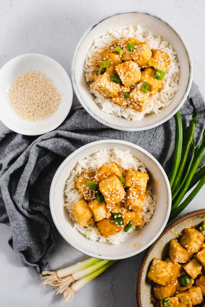Baked Sesame Tofu Cozy Peach Kitchen