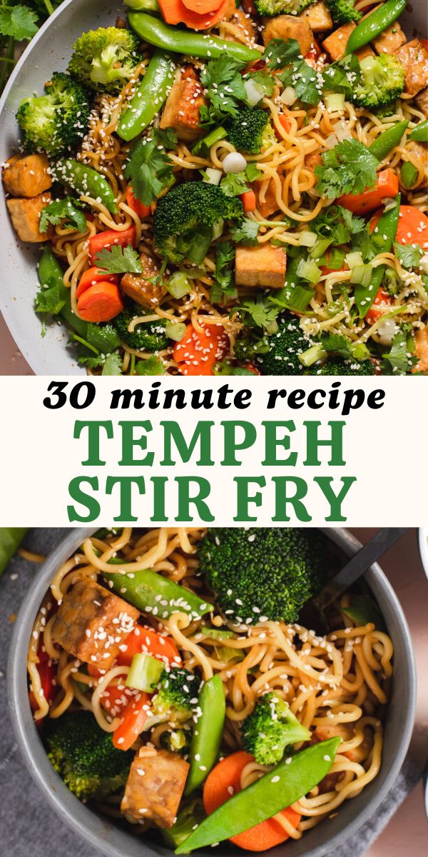 Teriyaki Tempeh Stir Fry Cozy Peach Kitchen