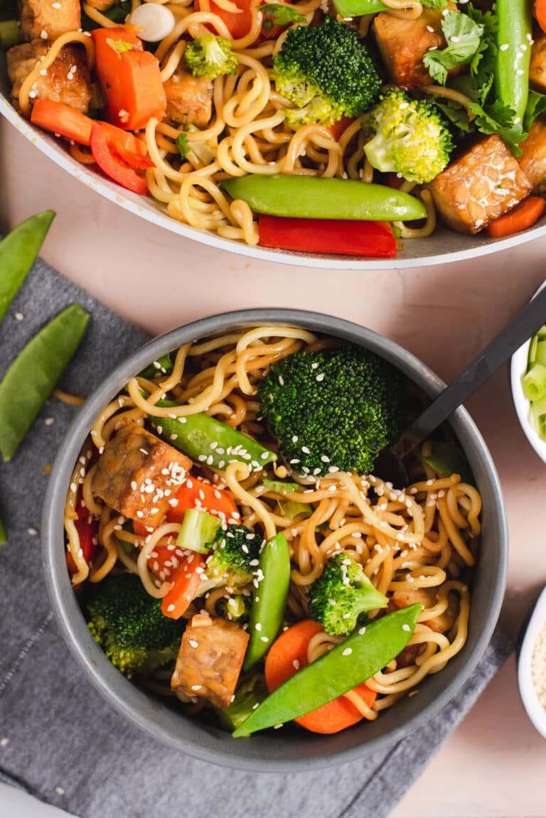 Teriyaki Tempeh Stir Fry Cozy Peach Kitchen