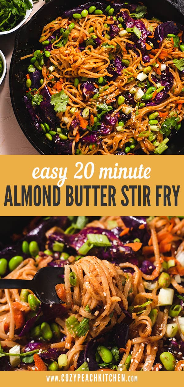 Almond Butter Stir Fry Cozy Peach Kitchen