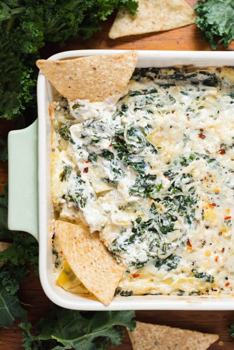Kale Artichoke Dip Cozy Peach Kitchen