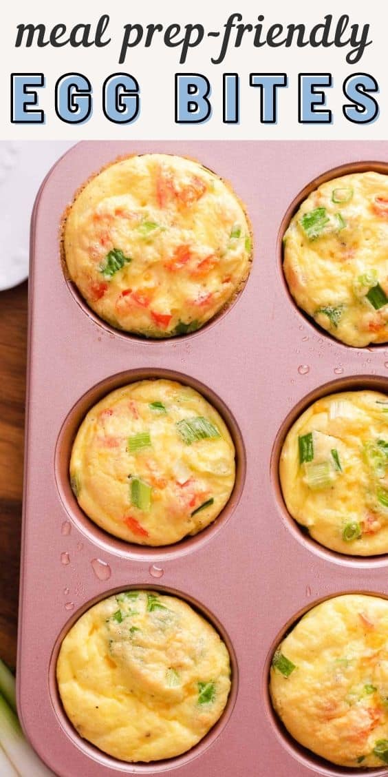 Vegetarian Breakfast Egg Bites Cozy Peach Kitchen