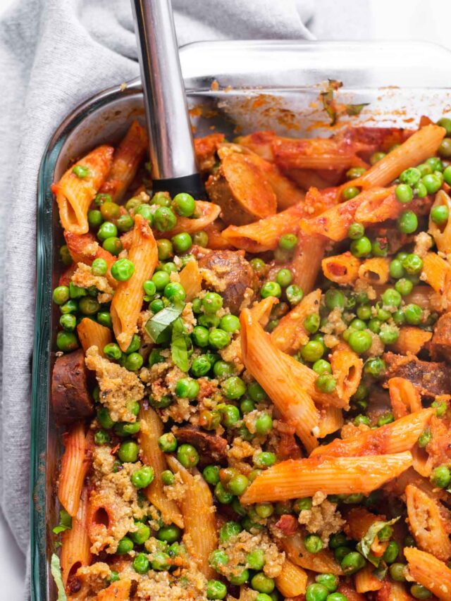 Hearty Red Lentil Pasta - Cozy Peach Kitchen