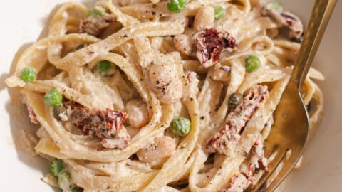 Cashew Cream Lemon Pasta