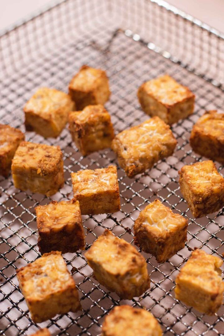 Crispy Air Fryer Tempeh Cozy Peach Kitchen