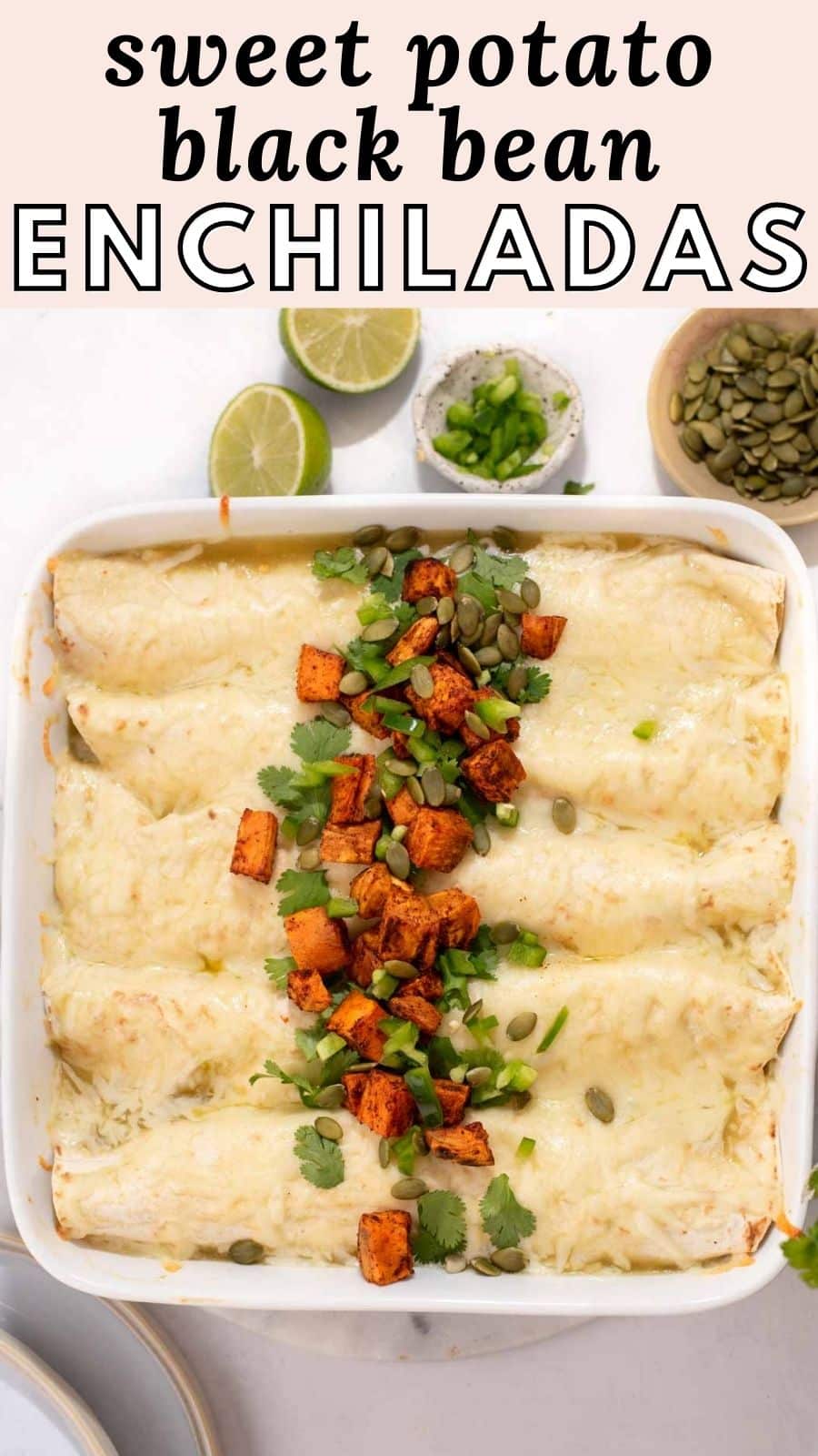 Sweet Potato Black Bean Enchiladas Cozy Peach Kitchen