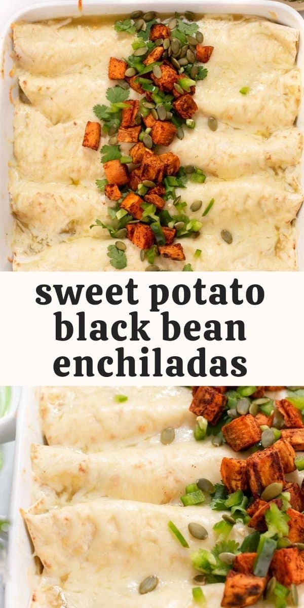 Sweet Potato Black Bean Enchiladas Cozy Peach Kitchen