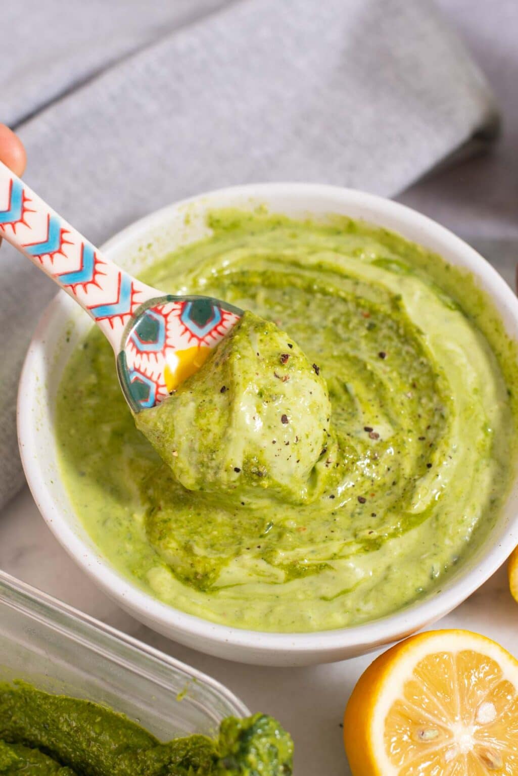 Easy Pesto Aioli Cozy Peach Kitchen