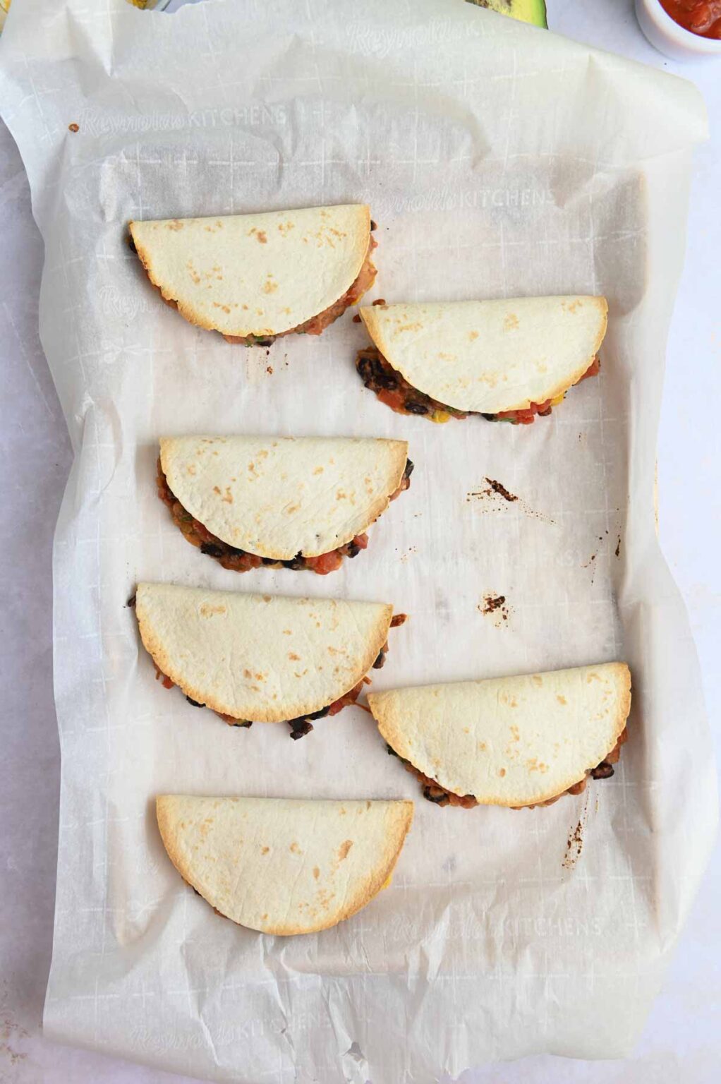 Vegetarian Baked Tacos Cozy Peach Kitchen