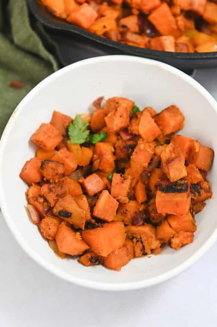 Sweet Potato Breakfast Hash (Vegetarian) Cozy Peach Kitchen