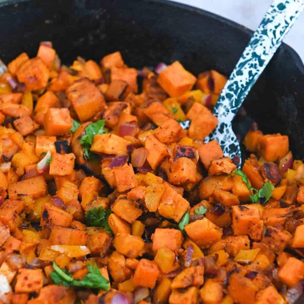 Sweet Potato Breakfast Hash (Vegetarian) Cozy Peach Kitchen