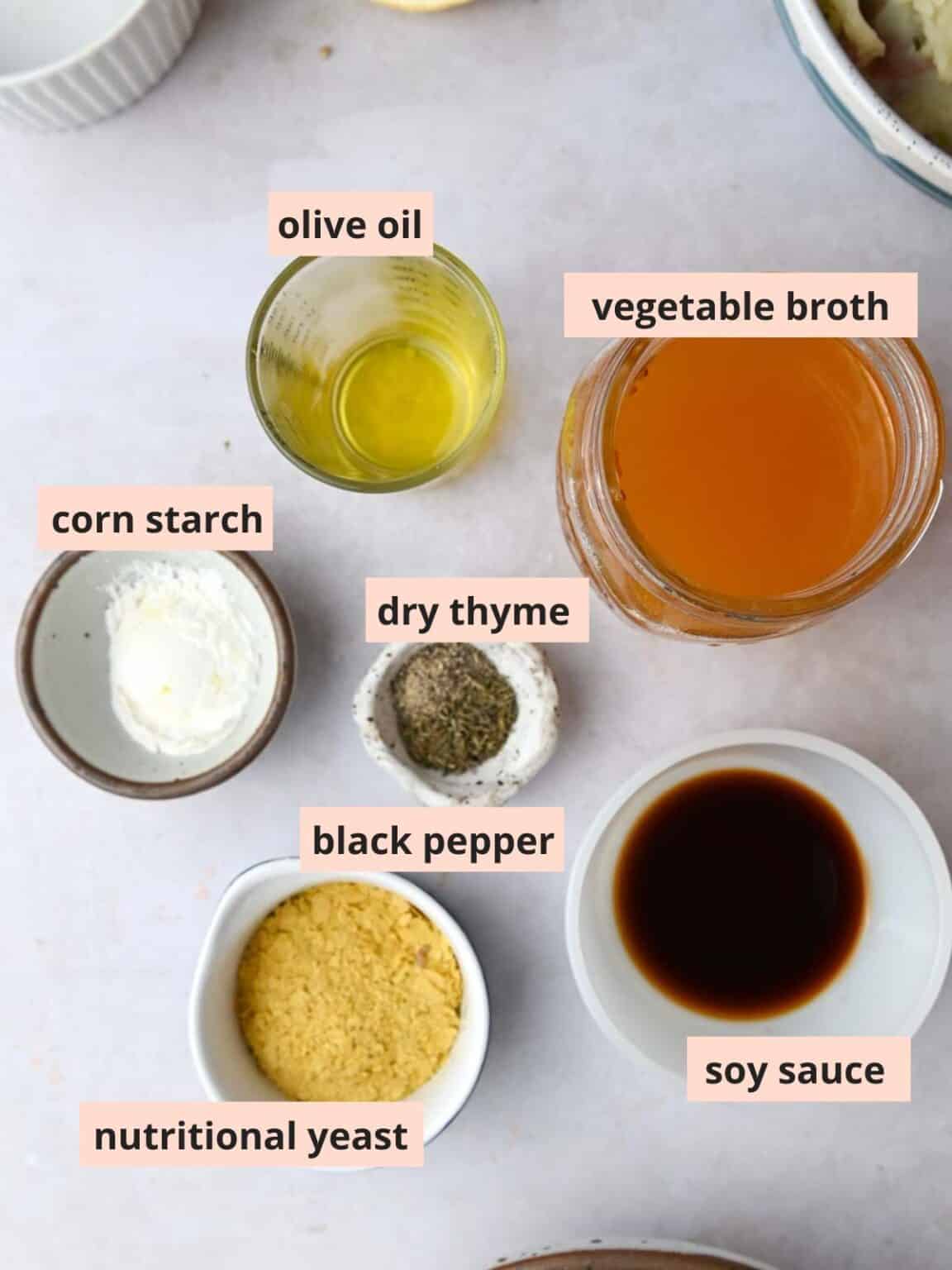 AllPurpose Vegetarian Brown Gravy Cozy Peach Kitchen