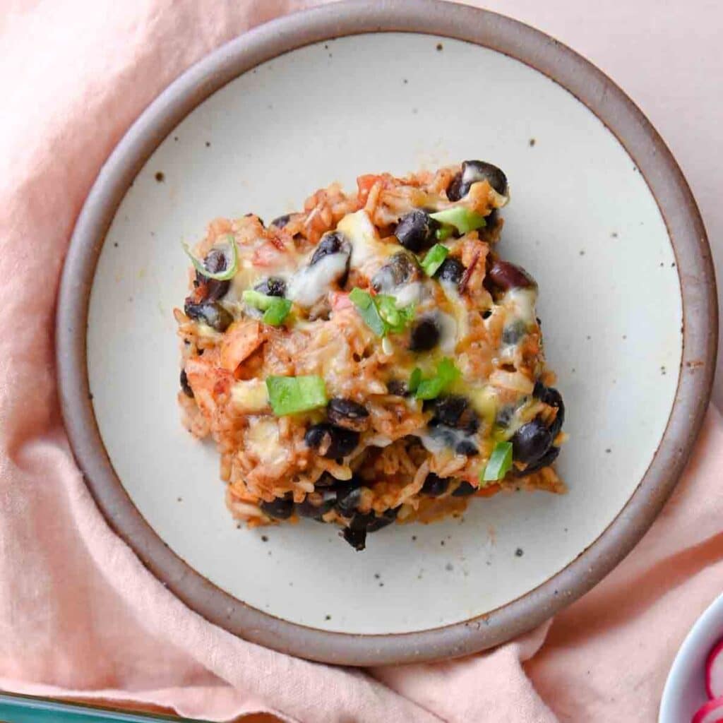 Rice and Bean Casserole with Sweet Potatoes Cozy Peach Kitchen