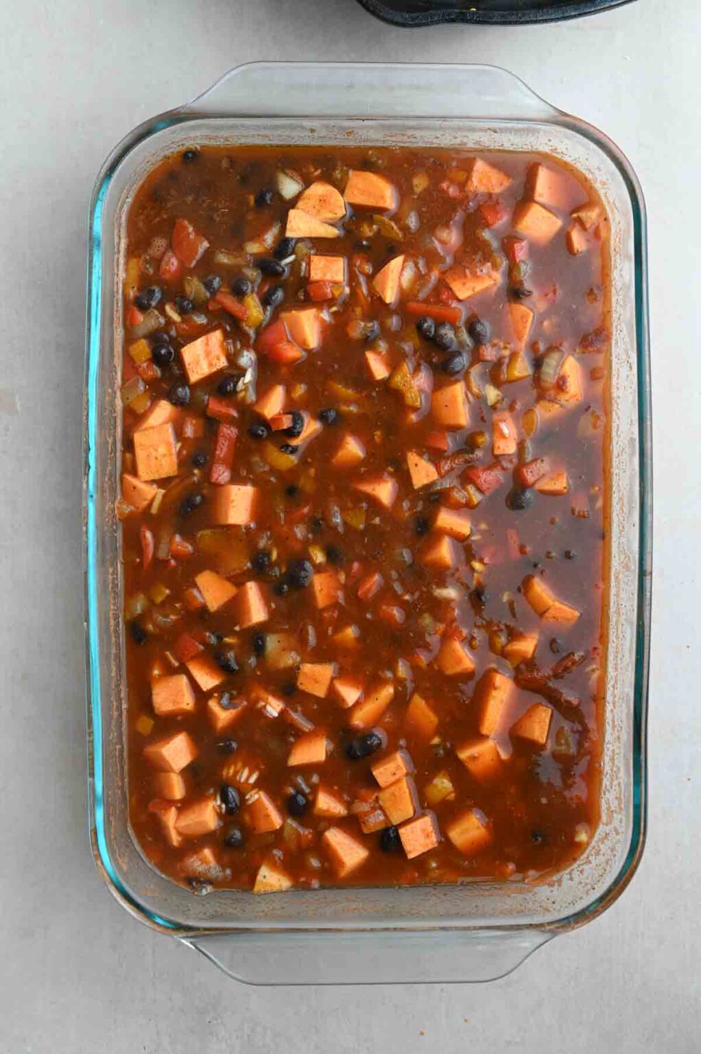 Rice and Bean Casserole with Sweet Potatoes Cozy Peach Kitchen