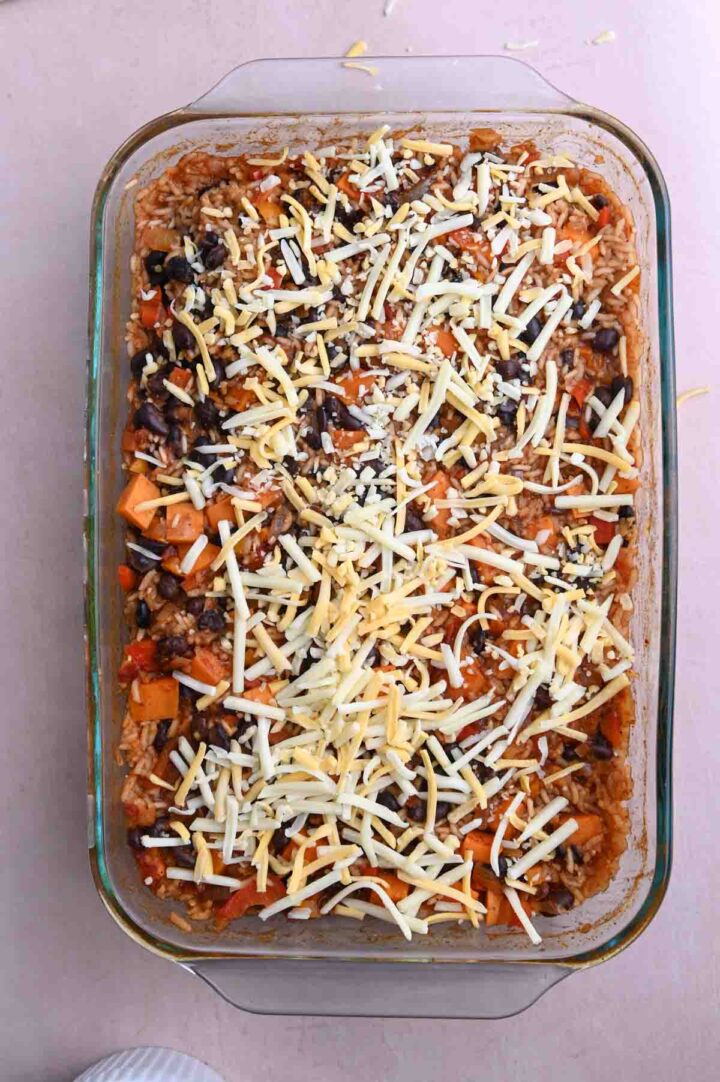 Rice and Bean Casserole with Sweet Potatoes Cozy Peach Kitchen
