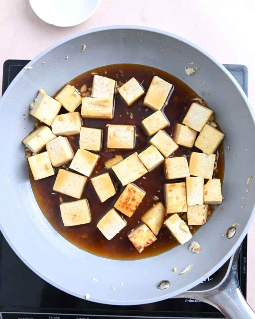 Honey Garlic Tofu Cozy Peach Kitchen