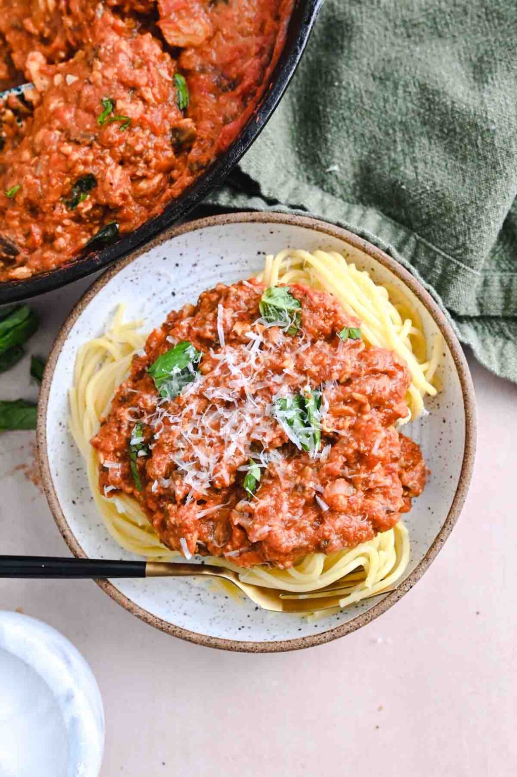 Vegan Tempeh Bolognese Cozy Peach Kitchen