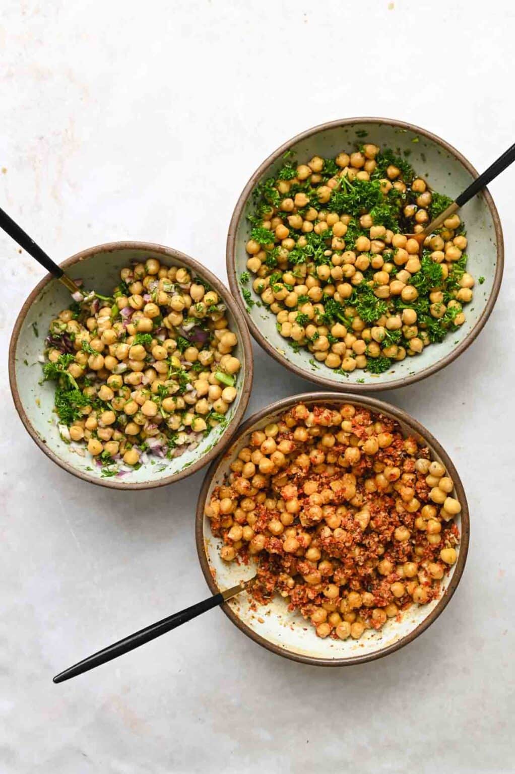 Marinated Chickpeas (3 Different Ways) Cozy Peach Kitchen