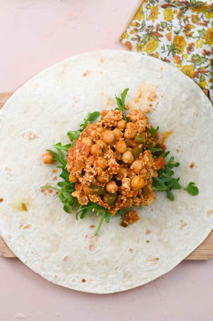 Tofu Burritos (High Protein) Cozy Peach Kitchen