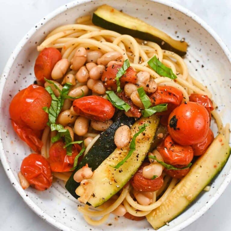 Summer Pasta with Zucchini and Tomatoes Cozy Peach Kitchen
