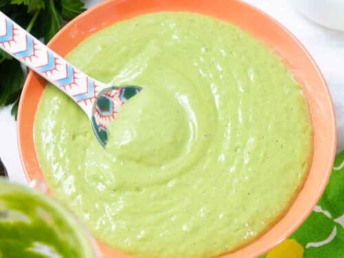 Avocado Green Goddess Dressing Avocado Green Goddess Dressing