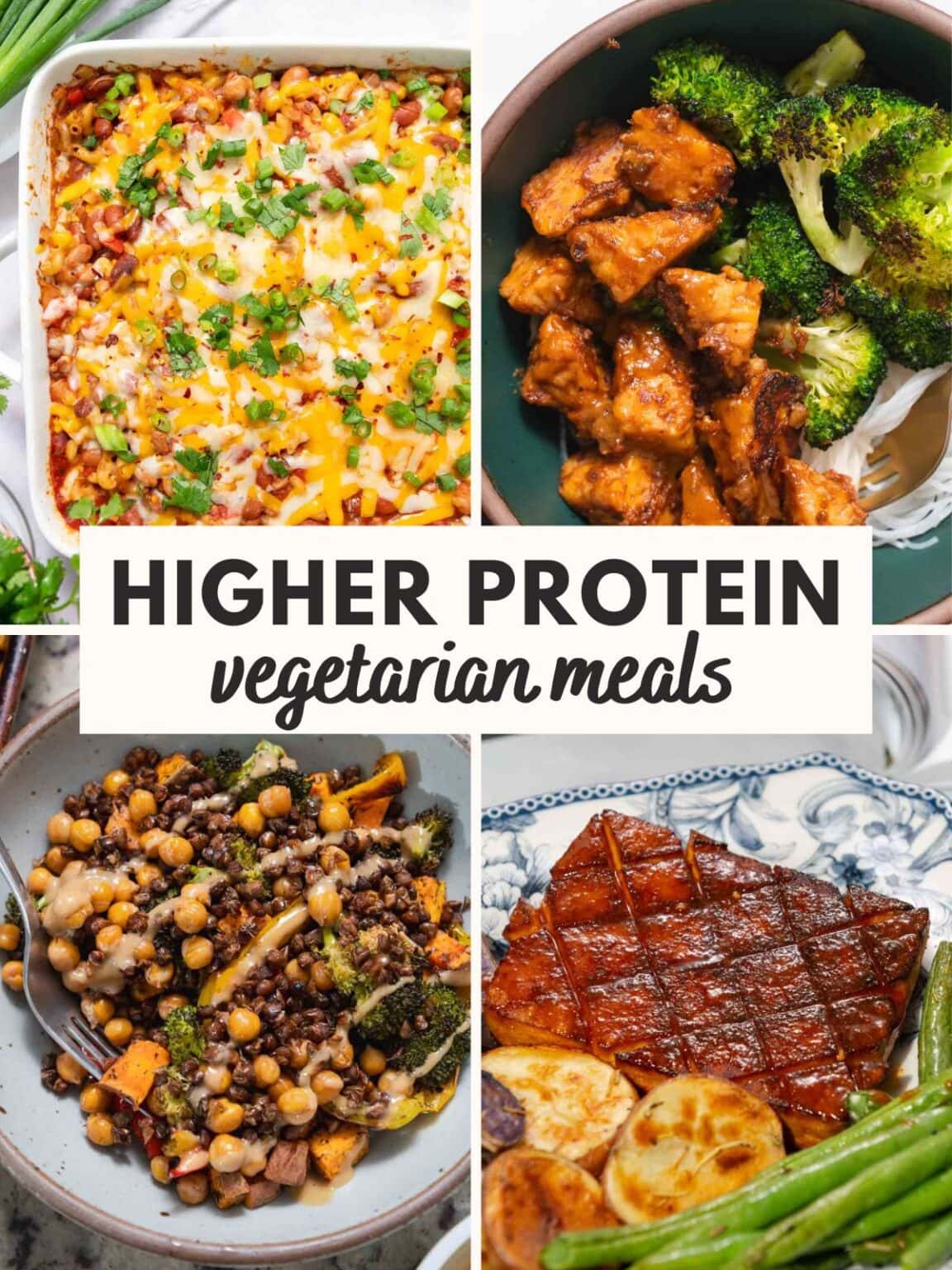Higher Protein Vegetarian Meals Cozy Peach Kitchen