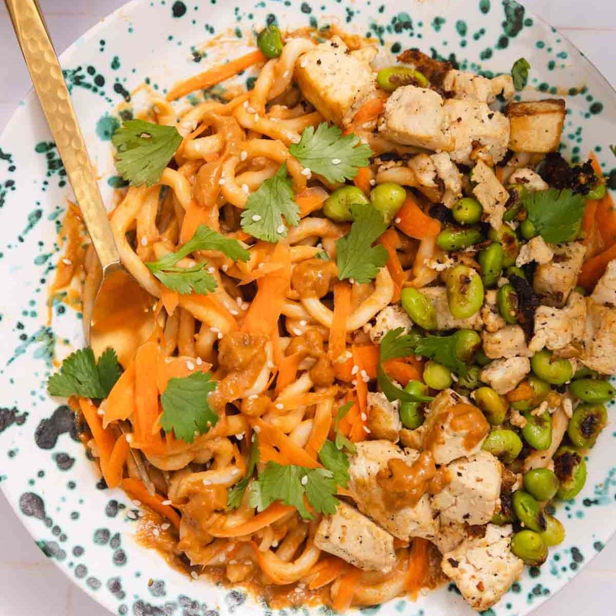 Easy Ginger Miso Noodles - Cozy Peach Kitchen