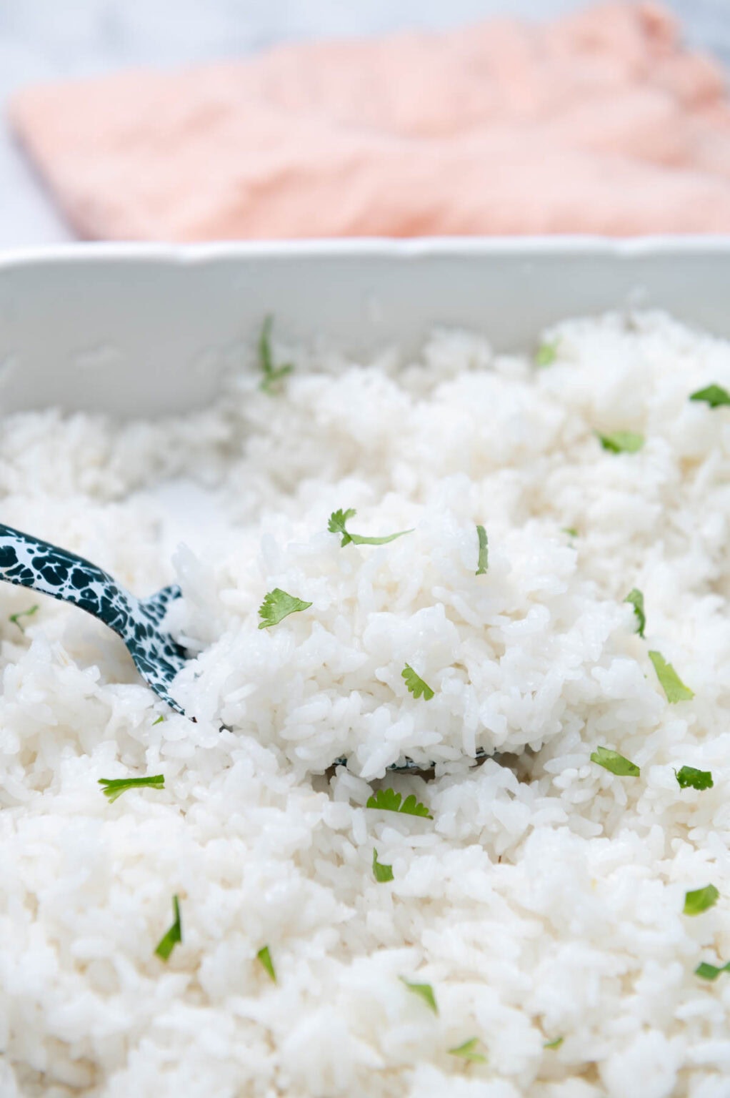 Oven-Baked White Rice - Cozy Peach Kitchen