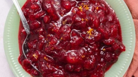 Orange Spiced Cranberry Sauce - Cozy Peach Kitchen